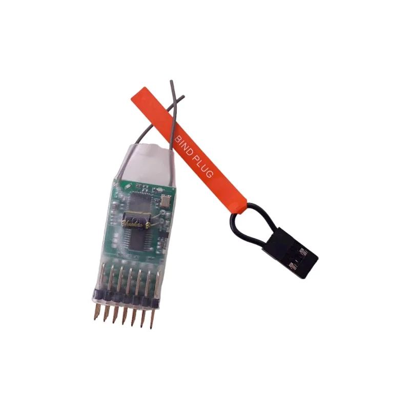 Spektrum-AR6100e DSM2, receptor de 6 canales 2,4 GHz RX antiinterferencias DX6i DX7 DX8 DX9, embalaje retráctil para Dron helicóptero teledirigido