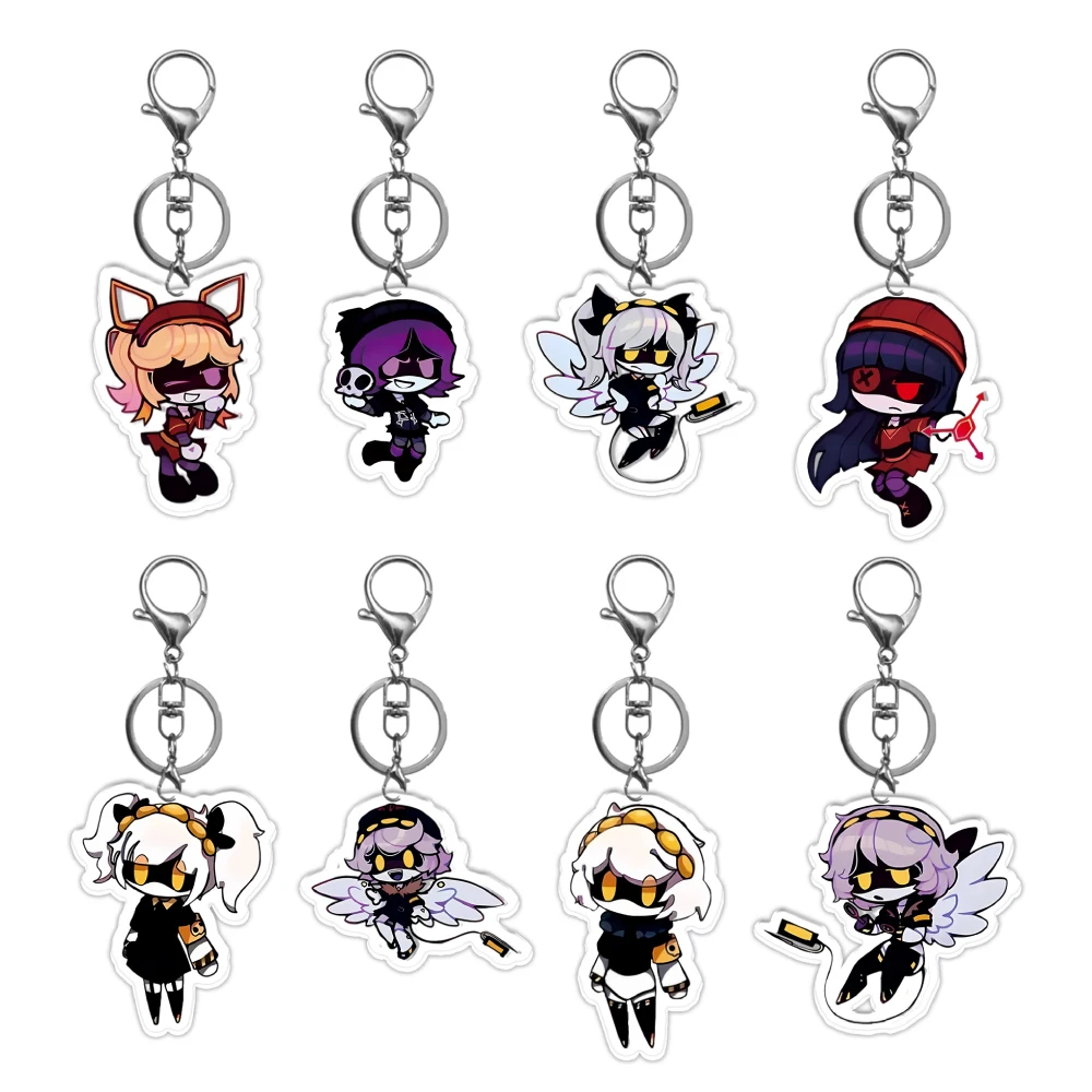 

Diy Murder Drones Acrylic Keychain Anime Game Peripheral Cute Cartoons Fan Gift Accessories Campus Backpack Pendant Holiday Gift