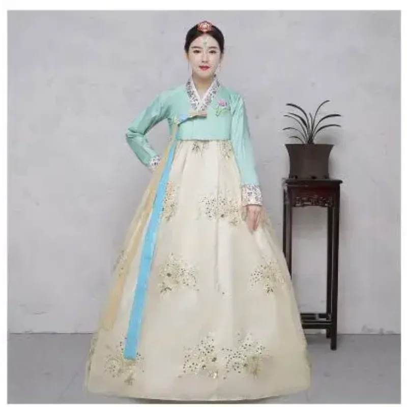 

2026 Traditional Korean Women's Elegant Hanbok Spring Stage Dance Classic Dress