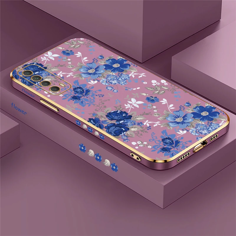 حافظة هاتف ناعمة من البولي يوريثان لهاتف هواوي Y7A Y9S Y7 Prime Pro 2019 استمتع بـ 9 9E 10 Plus 20 SE غطاء بنمط زهرة مقاوم للصدمات #1