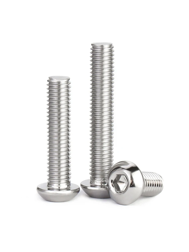 Lot De 20 Vis à Tête Ronde Phillips Uxcell – M6 X 18mm, Acier Inoxydable 304, Filetage Complet
