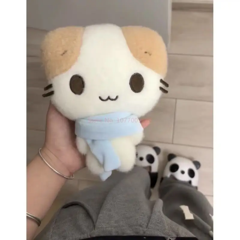 Masyumaro-Porte-clés en peluche Fluffy Fuwa Nyanko Cat, clé à breloque personnalisée, JOAnime Kawaii, sac mignon pour femme