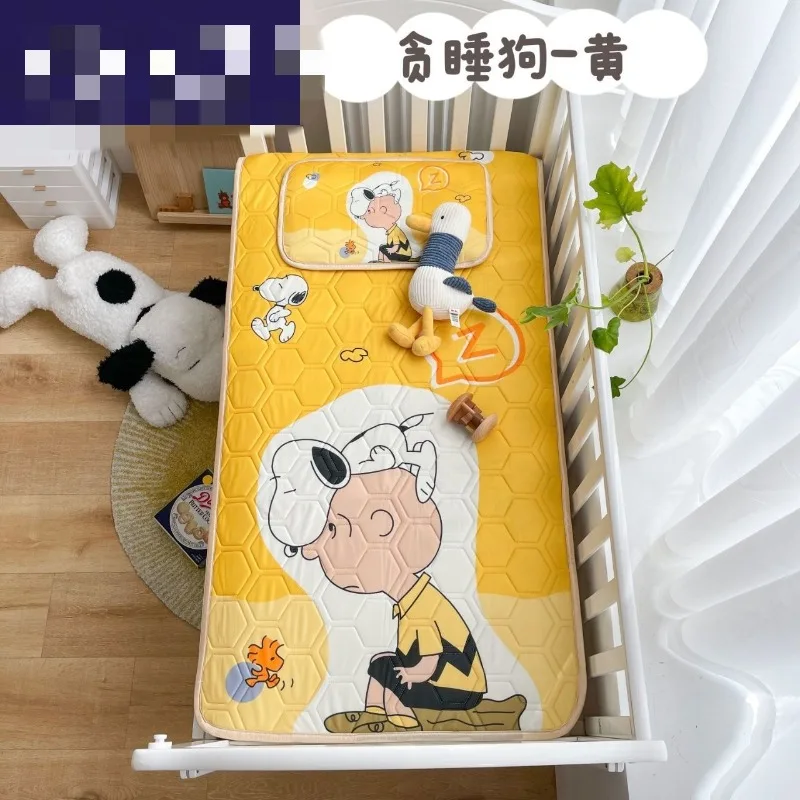 Natural Snoopy Latex Mat, Dobrável, Legal, Macio, Novo, Desenhos animados, Casa, Quarto, Primavera, Verão, Cesta