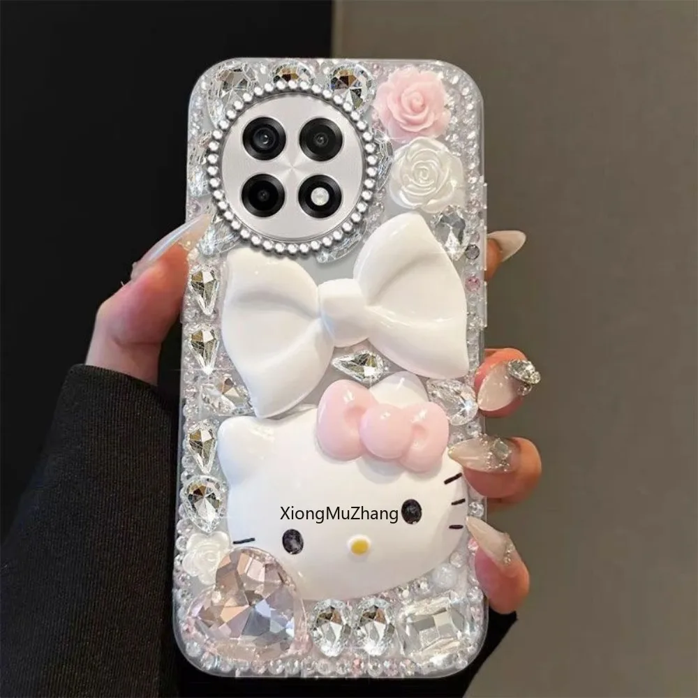 Für OnePlus Ace6 Hello Kitty Kristall-Diamant-Strass-Hülle für One Plus Nord 6 5 4 3 2T N300 N200 N100 N20 N10 CE5 4Lite CE3 2 – Detail 3