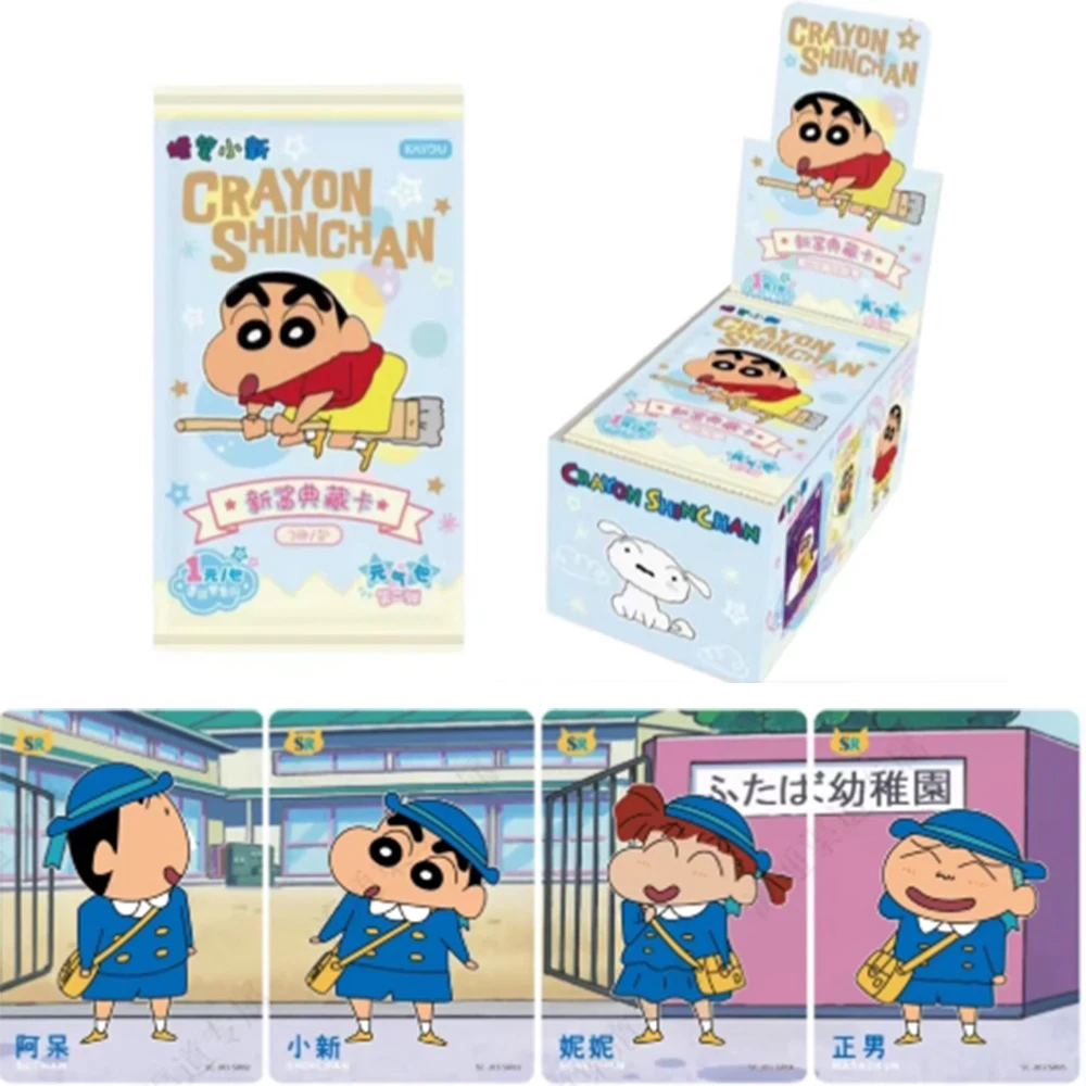 

KAYOU Genuine Crayon Shin-chan Card New SauceParty Bag Full of Energy Popular Anime Collection Card Toys Gifts