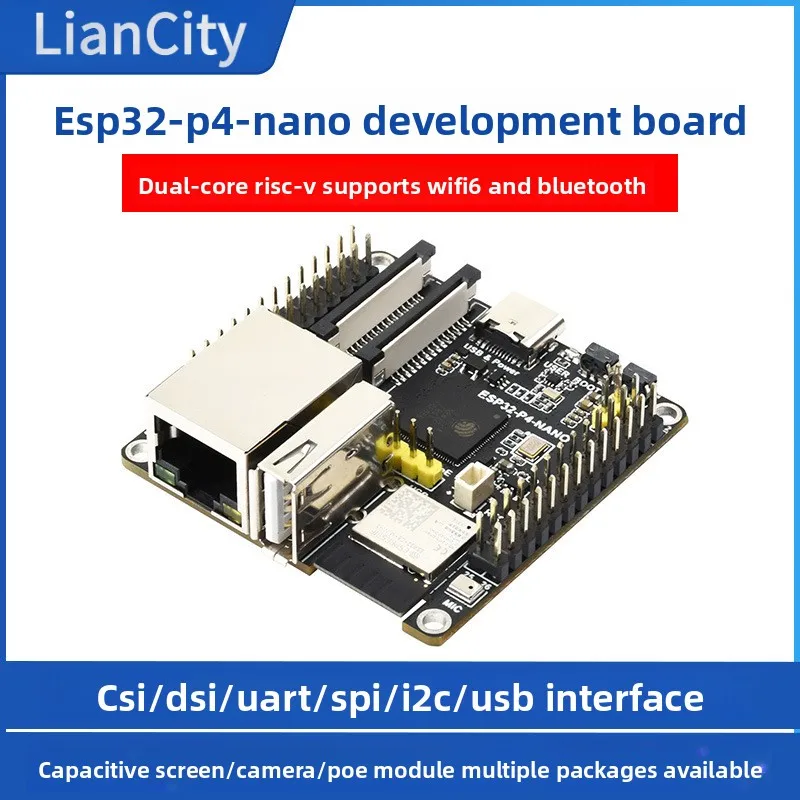 

ANOThe development board supportsWi-Fi6andBluetooth5/BLEPackage Optional Display Screen