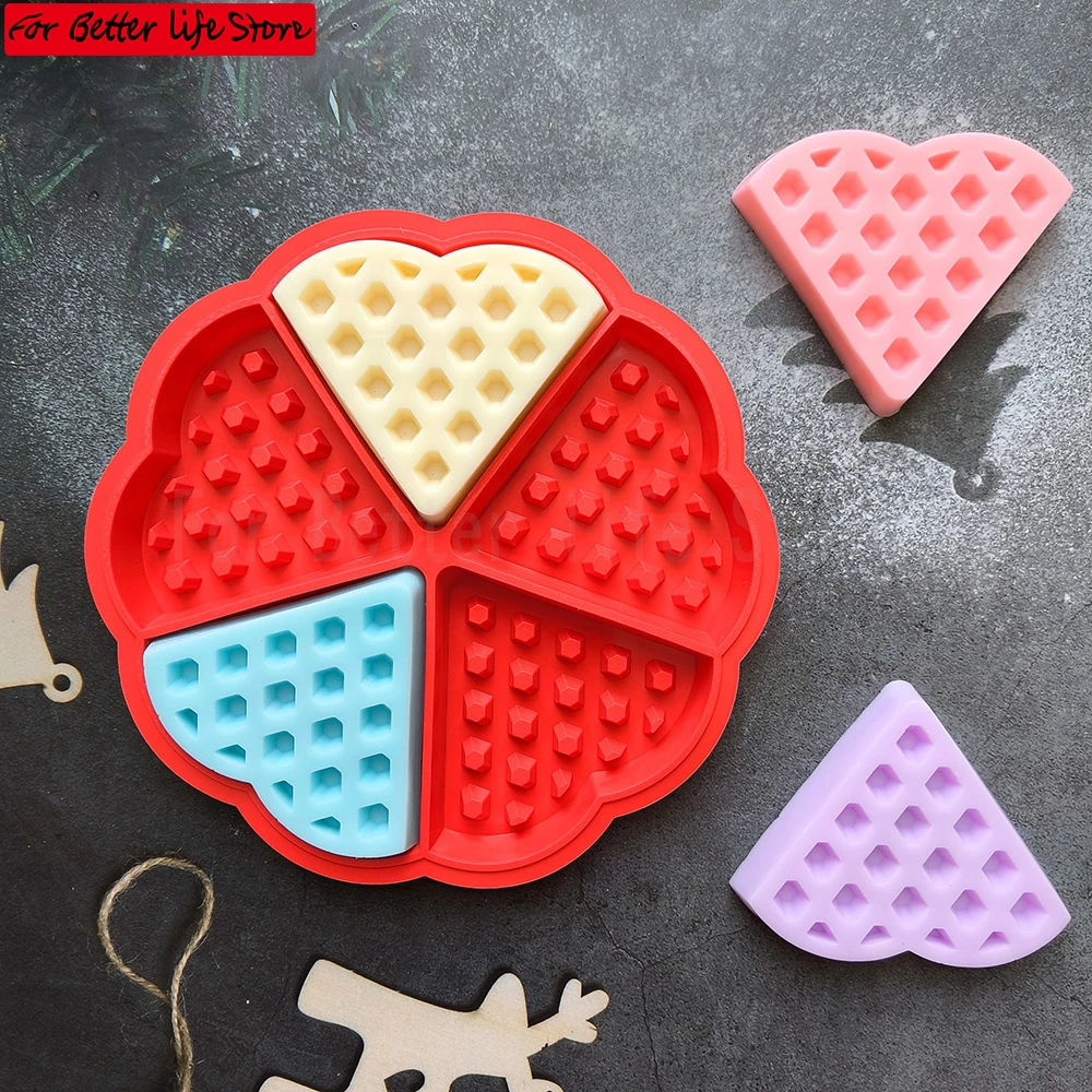 

Square Round Waffle cuisine Silicone Molds Cake Mold DIY Waffle Bakeware Baking Mold Pancake Baking Tray cuisine accessoires