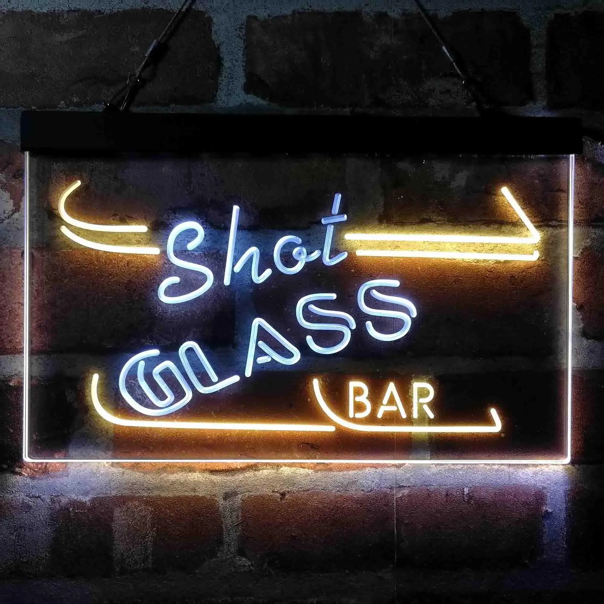 

Shot Glass Bar Dual Color Led Neon Sign st6-i4075