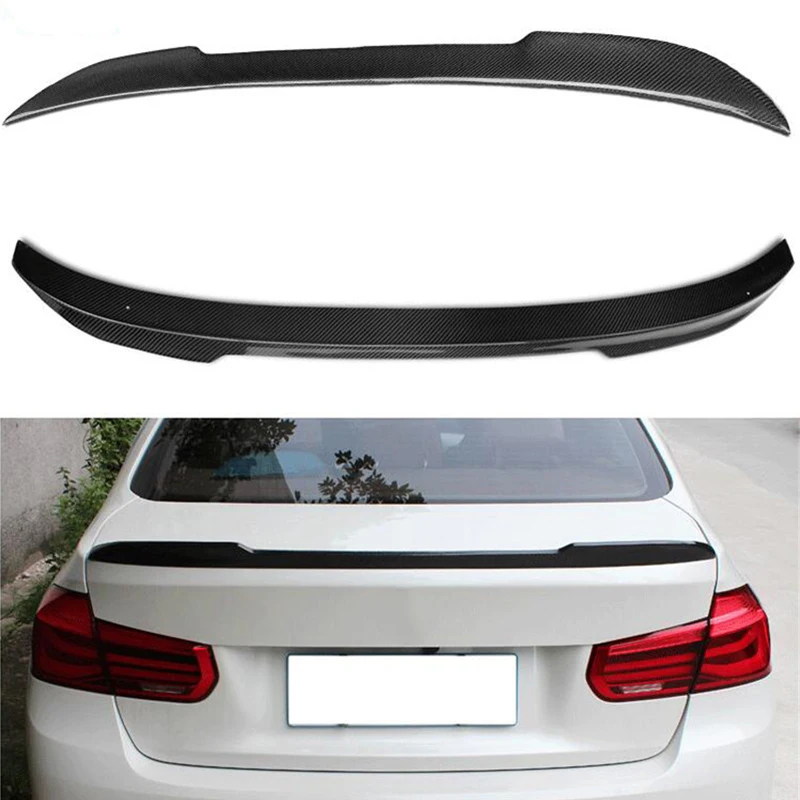 

CEYUSOT FOR Carbon Fiber Car Accessory Spoiler BMW 3 Series F30 2012-18 Sedan Trunk Wing Spoiler Tail CS Style 320i328i335i340i