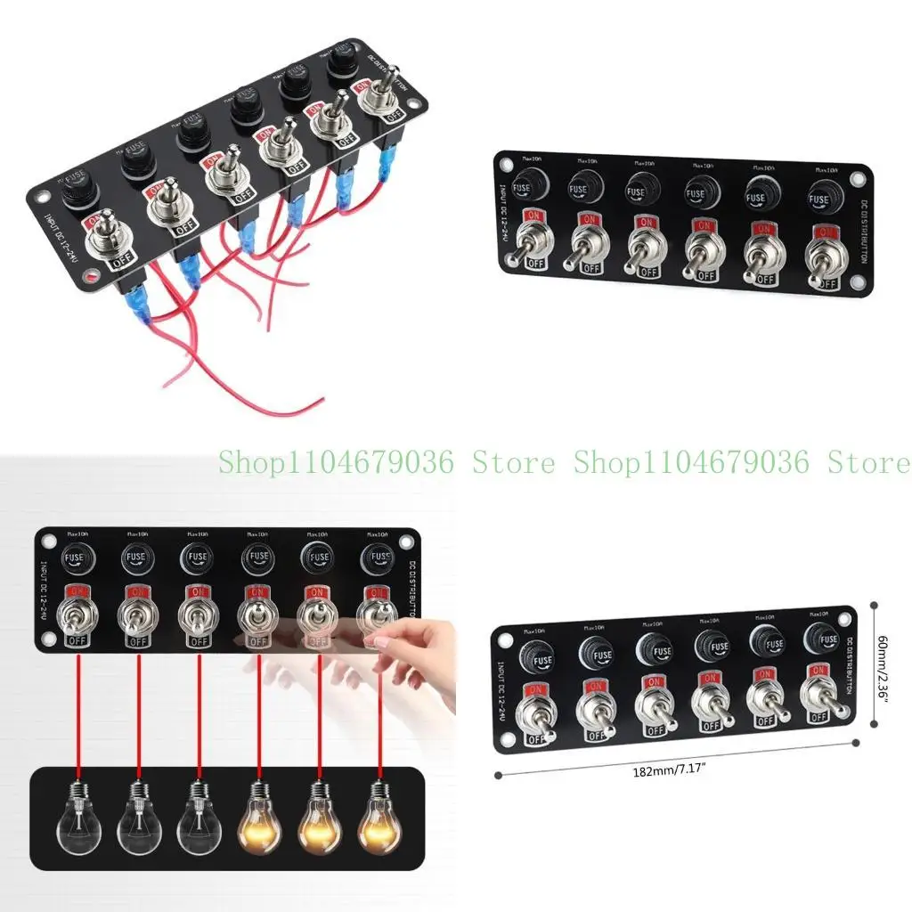 

652F Панель переключателя Rockers.