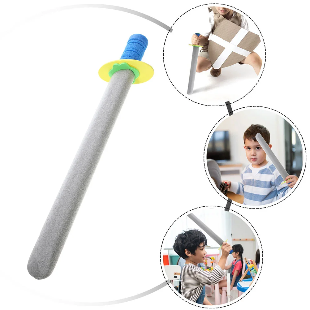 

2 Pcs Large Fencing Foam Child Toy Padded Sparring Light Sabers Safe Rounded Edges Kids Entertainment Sports Party Games