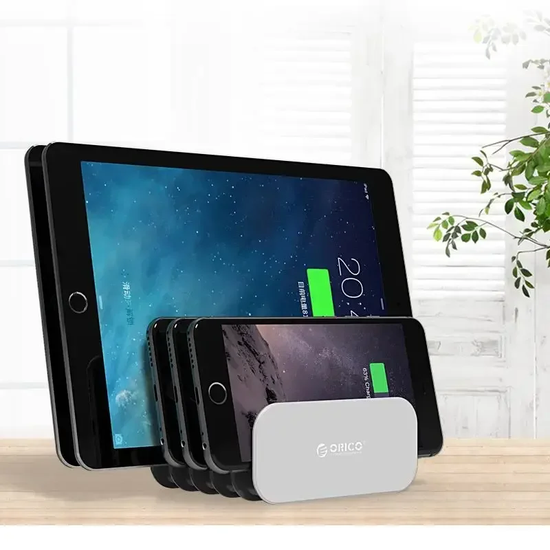 Uniwersalny uchwyt biurkowy ORICO do telefonu komórkowego, stojak, uchwyt do ładowania na biurko do iPhone 15, telefonów komórkowych, tabletów, PC, e-czytników — zdjęcie produktu 3