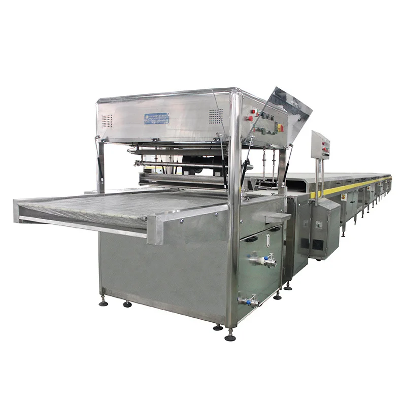 Chocolate Coating Production Line, Steady Speed Conveying System for Filled Cookie Production in Bakery Food Enterprise