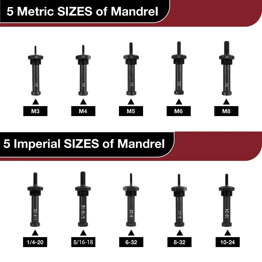 Инструмент для заклепочной гайки M3/M4/M5/M6/M8