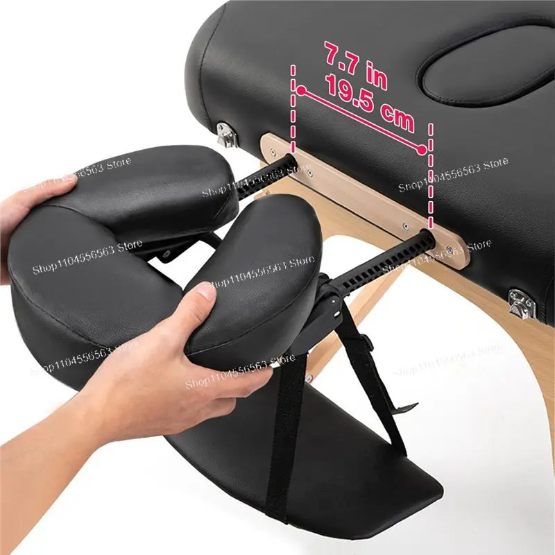 AT69 -Massage Table Face Cradle Cushion& Adjustable Massage Chair Spa Bed Headrest& Face Pillow Support Universal