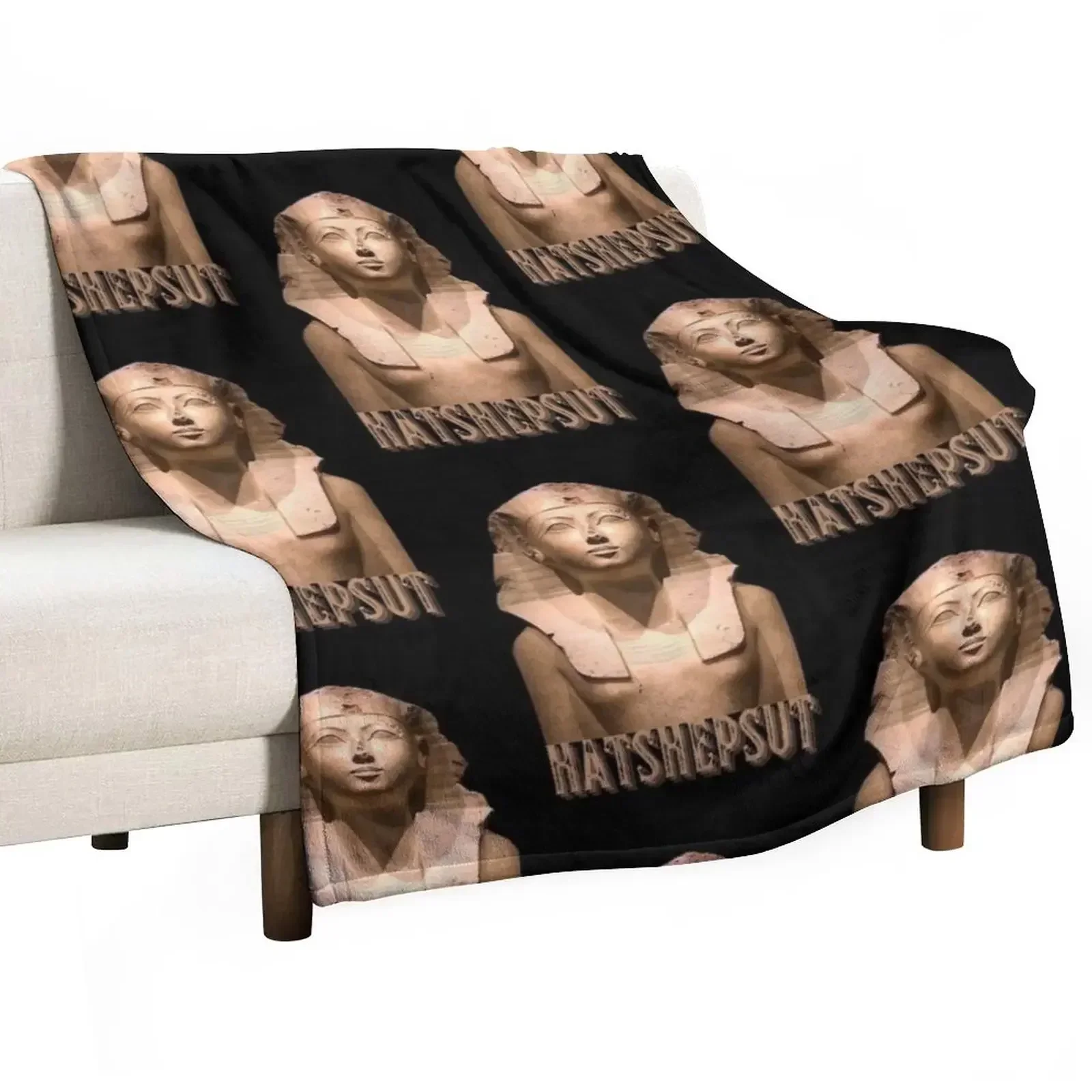 

Hatshepsut Egyptian queen, ancient egypt queens Throw Blanket Bed Fashionable Sofas Blankets