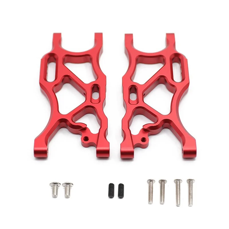 Metal Upgrade Parts Kit Suspension Arm Shock Absorber for Arrma 1/7 Infraction Limitless Felony 6S Accessories,Red