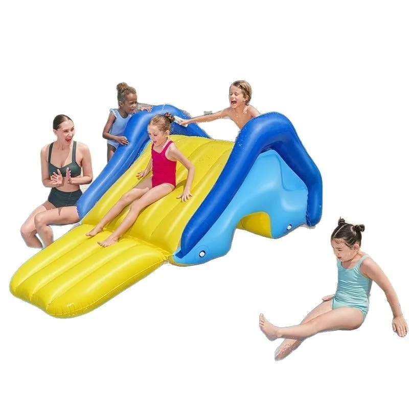 #Customized inflatable thickened PVC water spray slide playground toys, children's and adults' water amusement facilities inflat