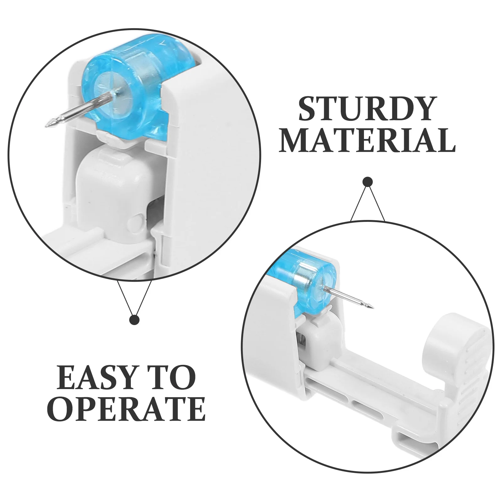 4 مجموعات أداة ثقب الأذن للاستعمال مرة واحدة، آلام منخفضة، تحديد المواقع بدقة، ثقب الأذن، سهلة الاستخدام، مجموعة أدوات احترافية ذاتية