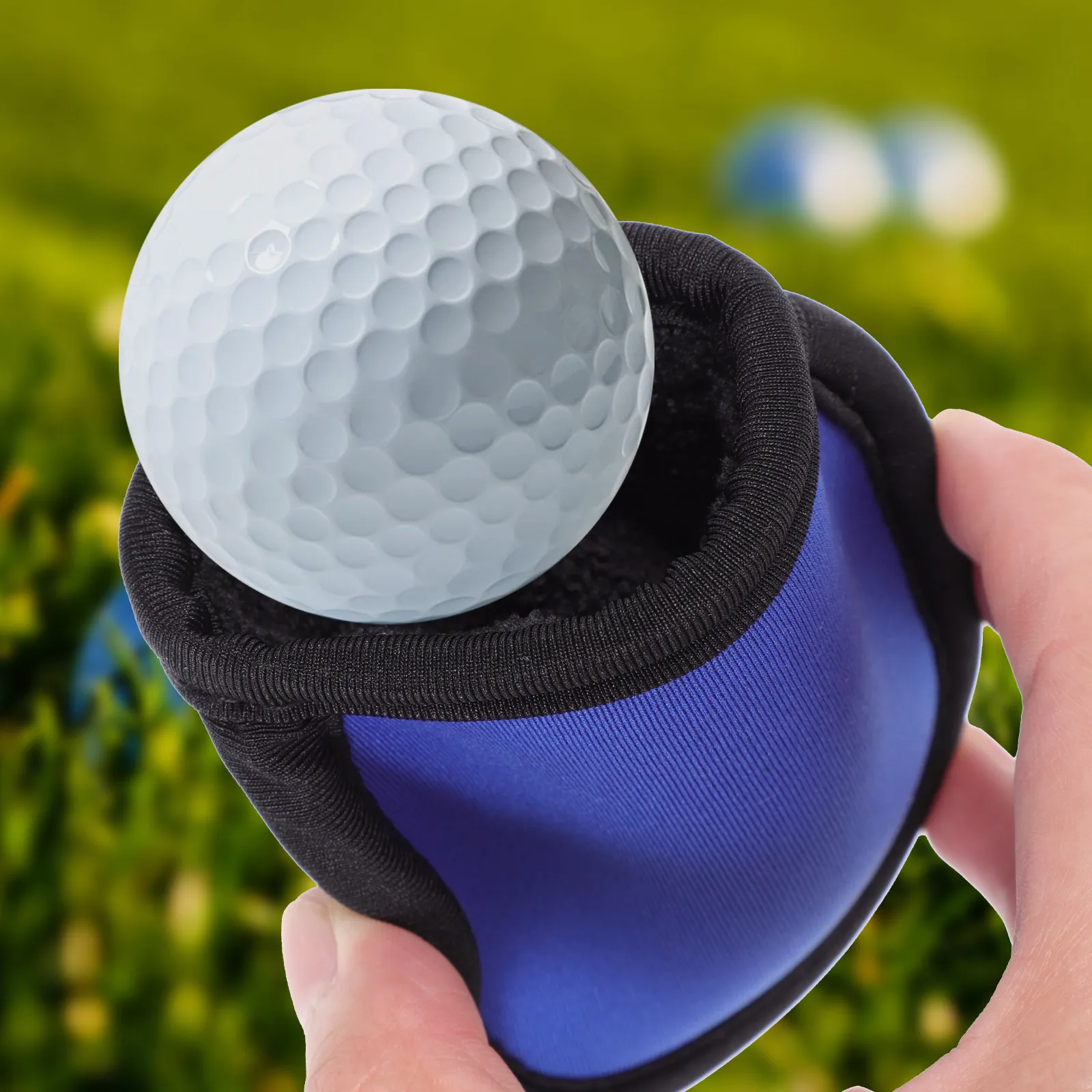 1Pcs Golf Ball Protective Sleeve Neoprene Cleaning Pouch Portable Hook Multi-Function Golfing Bag Golfs Bag Golfs Protector