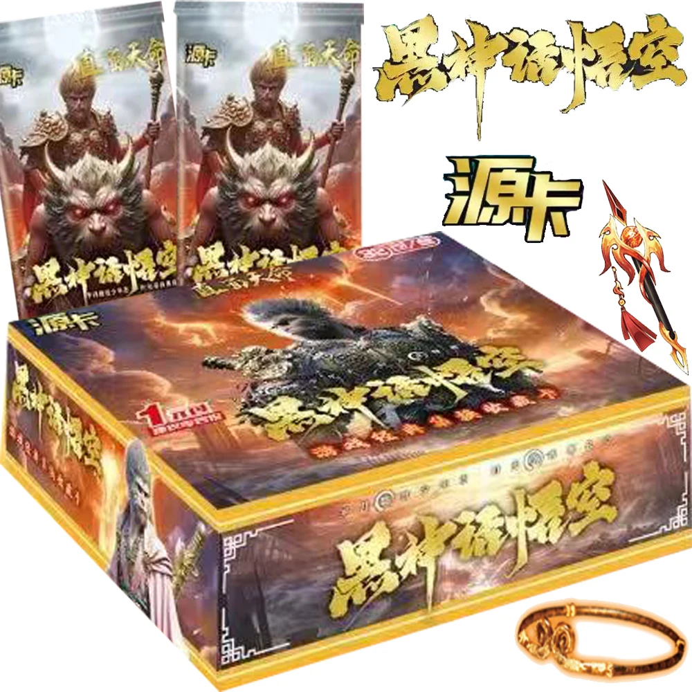 Chinese Game Black Myth: Wukong Collection Cards Classic Mythological Themes Monkey Sun Erlang God Rare Character Card Toy Gift