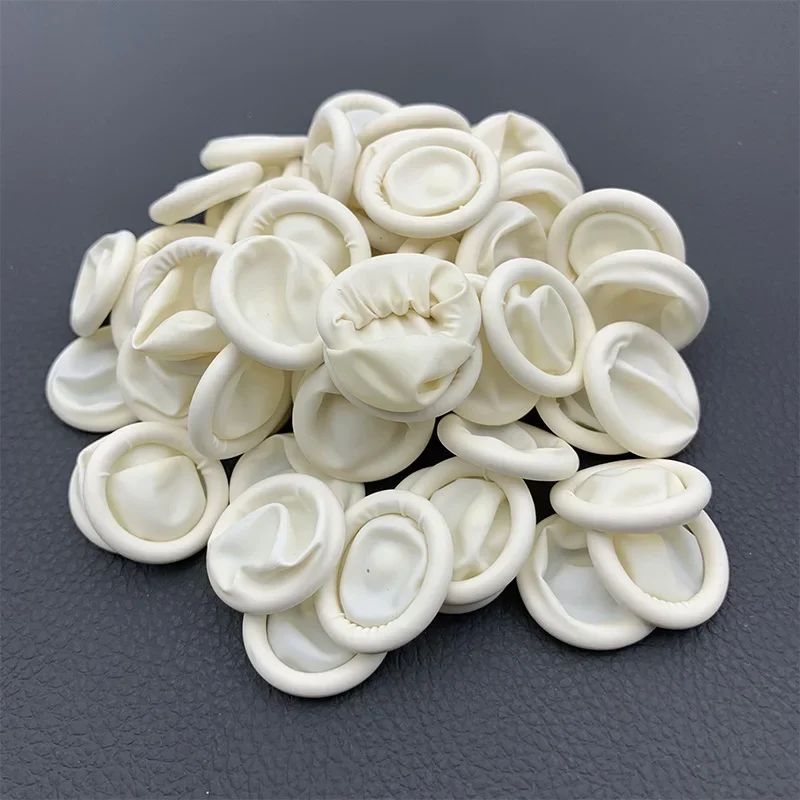 أطراف الأصابع واقية إصبع مسمار 200 قطعة الفن اللاتكس سرير الاصبع مكافحة ساكنة المتاح إصبع المهد ساعة أداة إصلاح لصانع الساعات