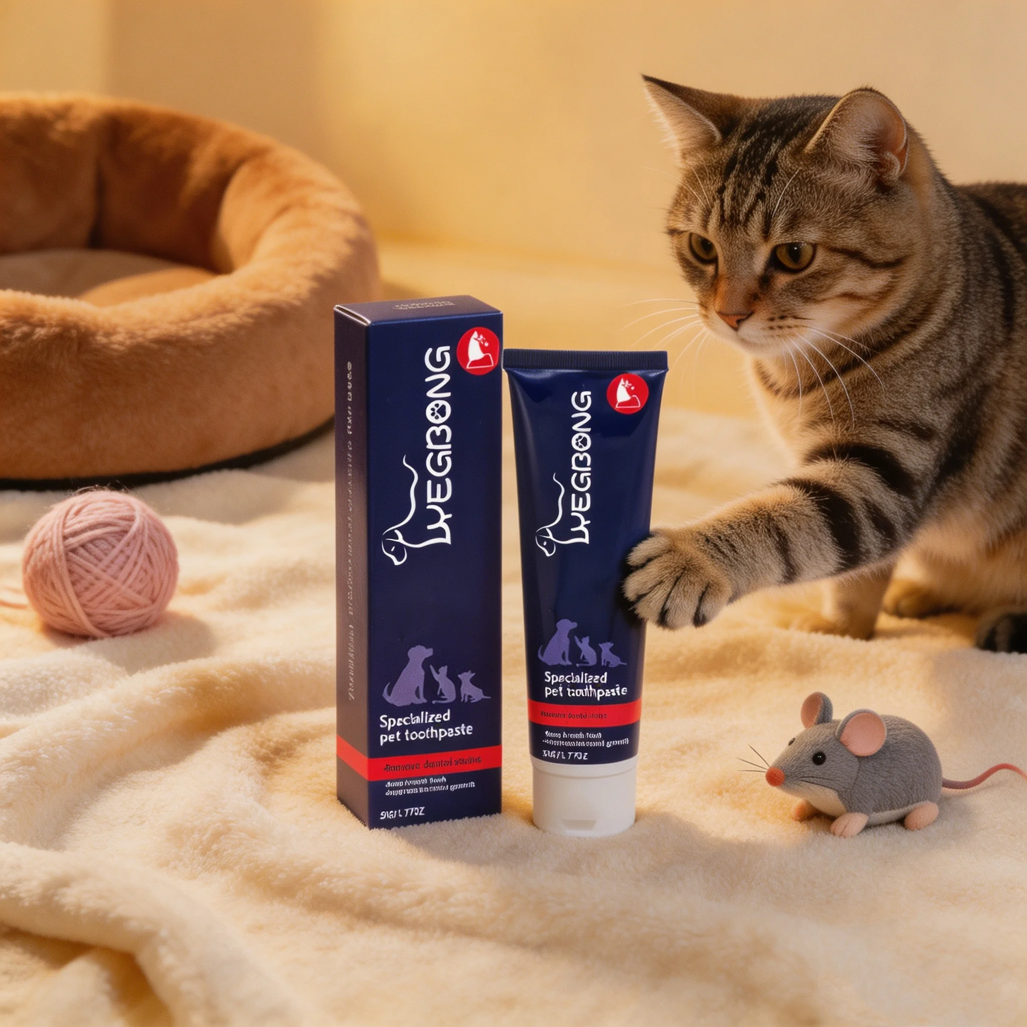 Pet Toothpaste For Dog And Cat Clean Teeth Tartar Control Freshens Breath All Breeds Daily Use Pets Oral Teeth Cleaning Products