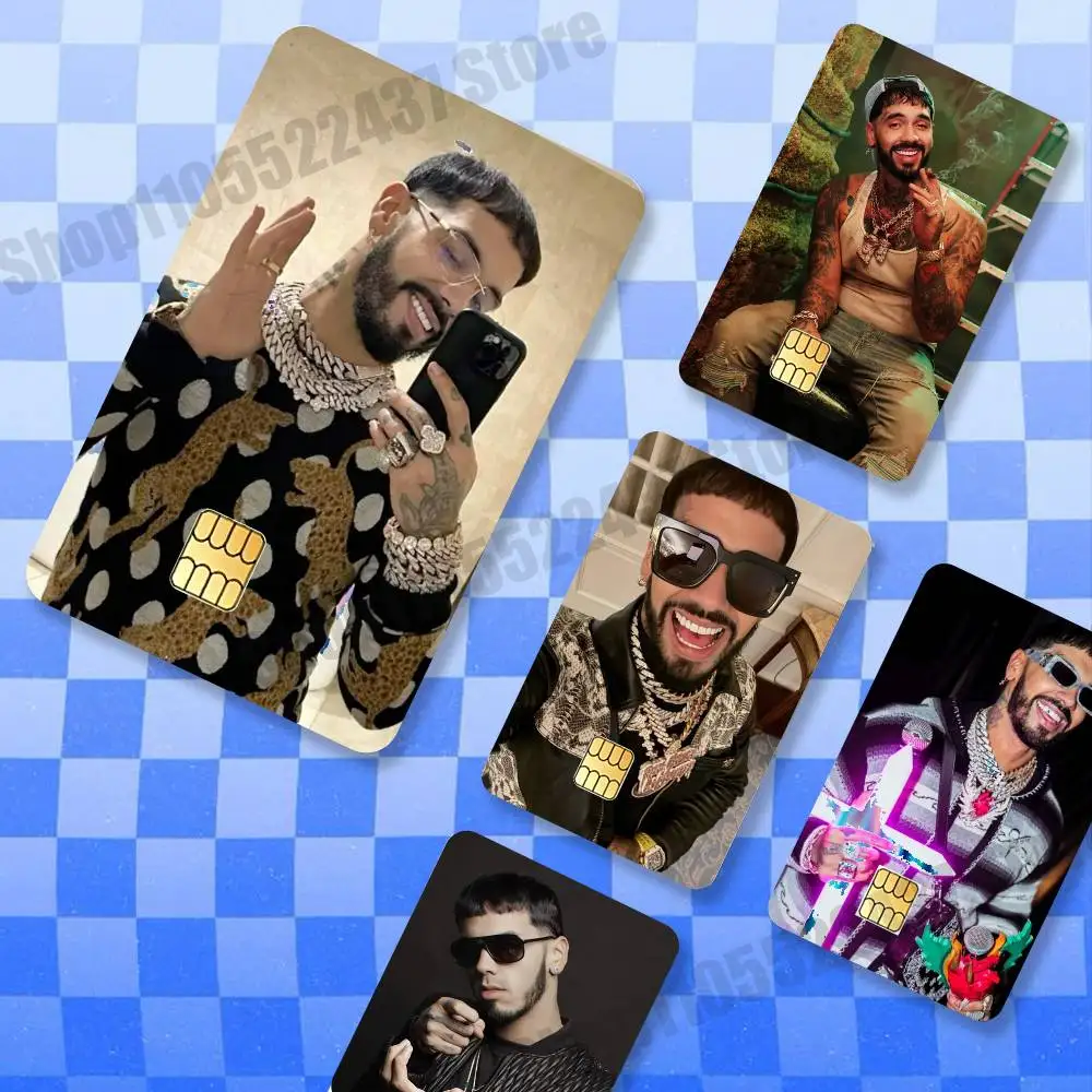 

HOT Rapper A-Anuel AA Holographic Laser Shinny Film Skin Cover Sticker for Debit Credit Card Bank Card