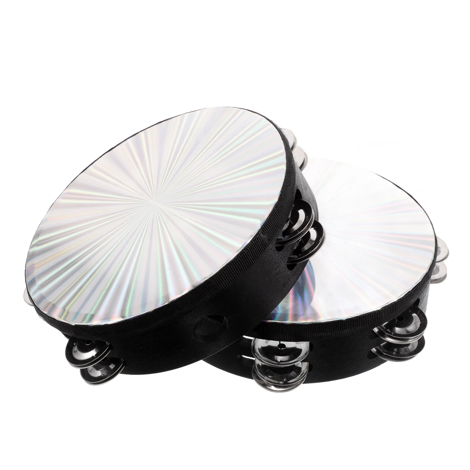 2 قطعة أورف أداة قرع للأطفال صف مزدوج الأناشيد يده الدف طبل صوت واضح تصميم متعدد الاستخدامات حجم مثالي