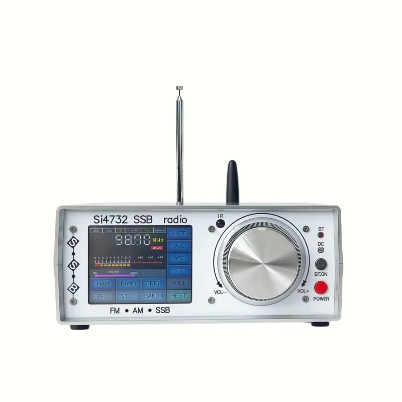 ATS25 2.8 Inch Touch Screen Stereo Desktop Radio Supports SSB & for Bluetooth for Global FM Band Listening Consumer