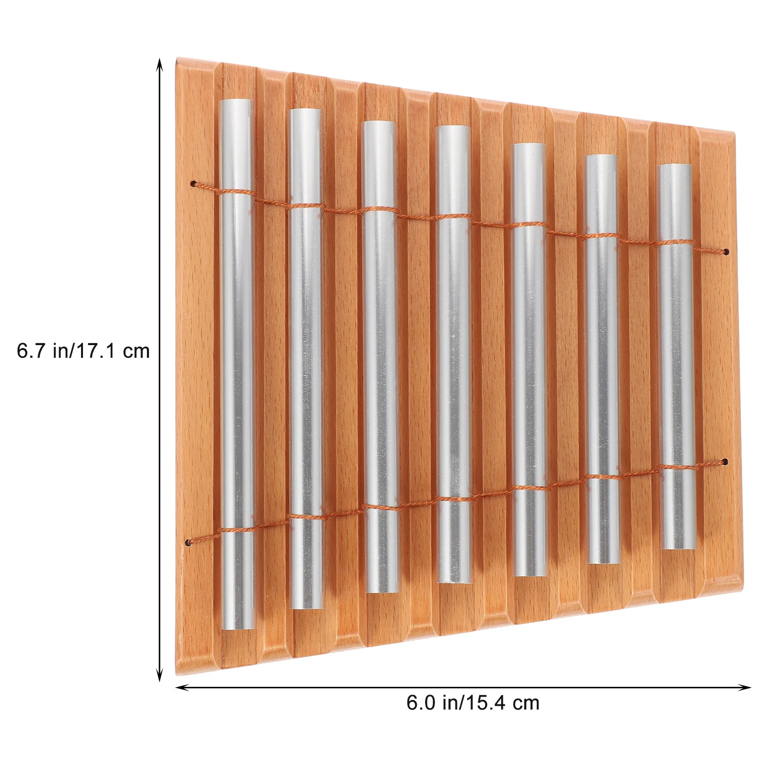 

1 Set Of 7 Tone Classroom Chime Wooden Percussion Instrument For Music Teaching Educational Chimes Meditation Sound Tool