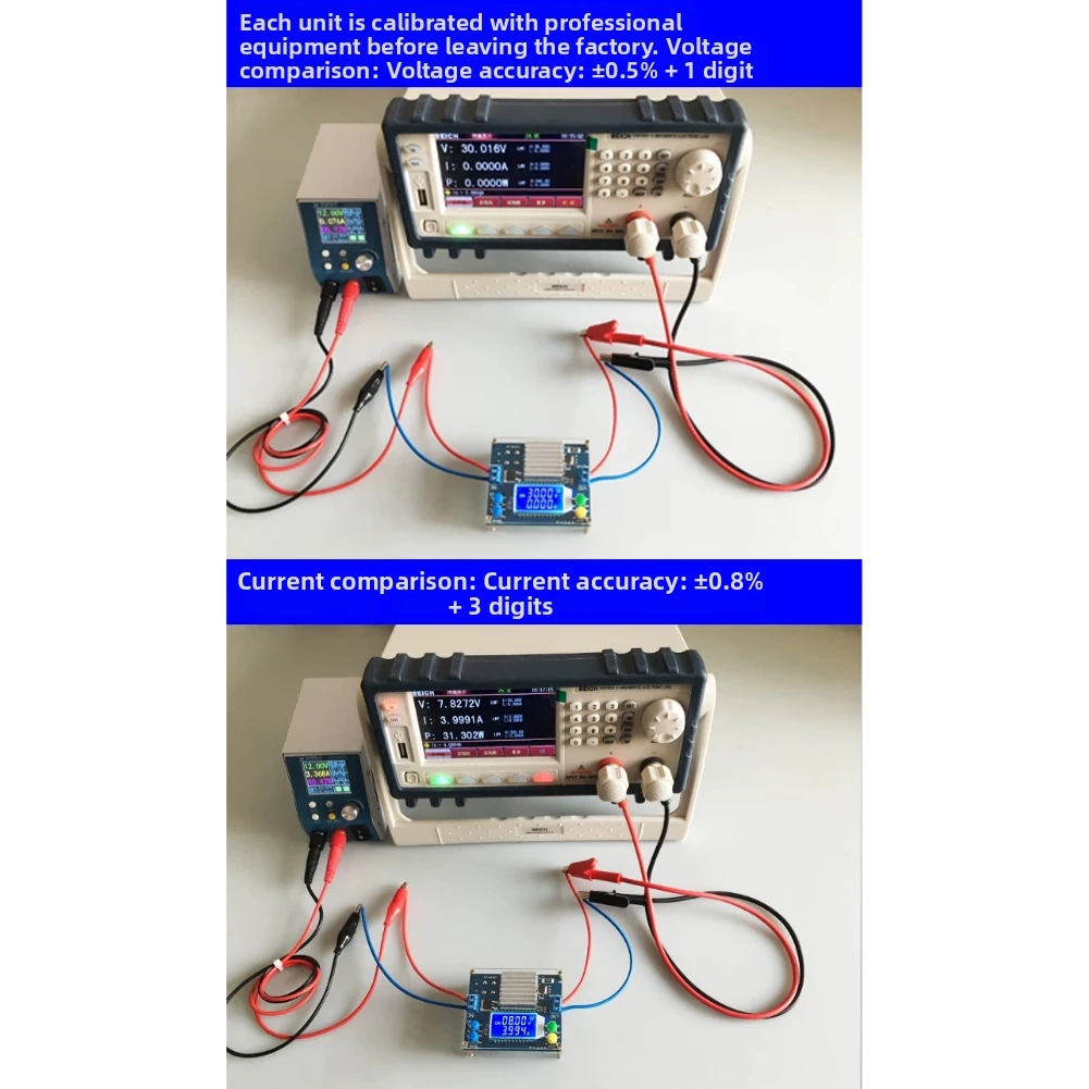 35W Adjustable DC-DC Step Up Down Converter 0.6V-30V 4A LCD Display Voltage Regulator Power Supply Module For Solar Battery Char