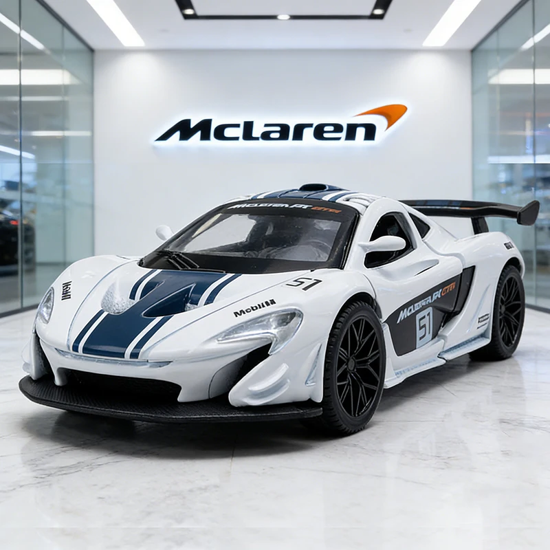 

1:43 McLaren P1 GTR Alloy Car Diecasts & Toy Vehicles Car Model Miniature Scale Model Car Toys For Children