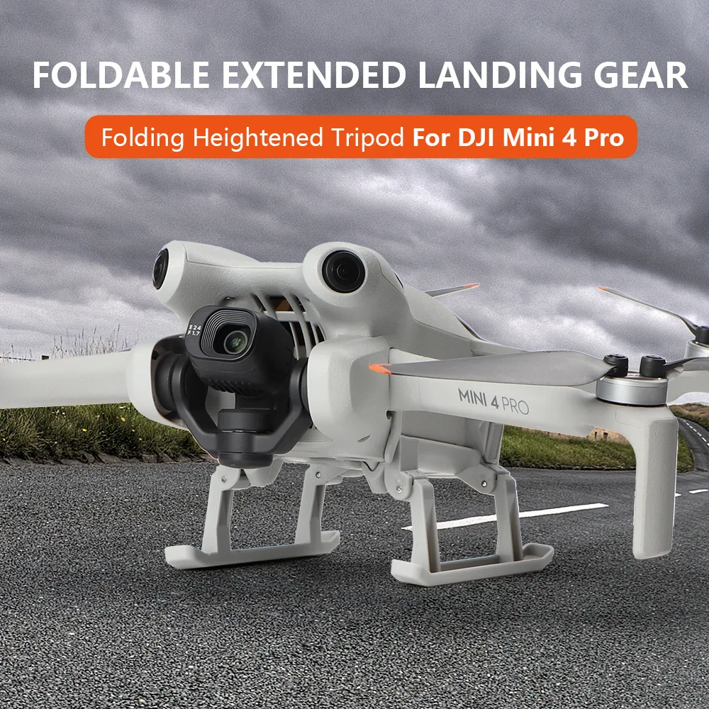 

Height Extension Landing Gear for DJI Mini 4 Pro 25mm Raised Foldable Feet Legs Anti-Skid Bracket Protector Drone Accessories