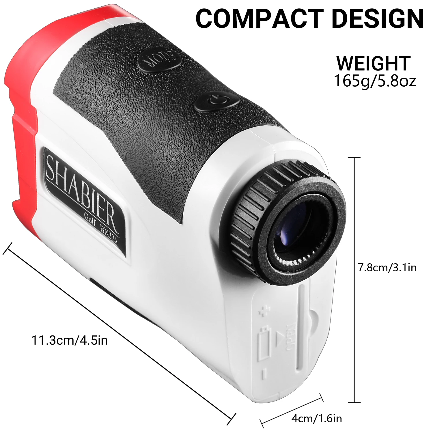 Shabier laser rangefinder 700m-900m golf caça range finder 7x com bandeira bloqueio vibração inclinação compensação medidor de distância