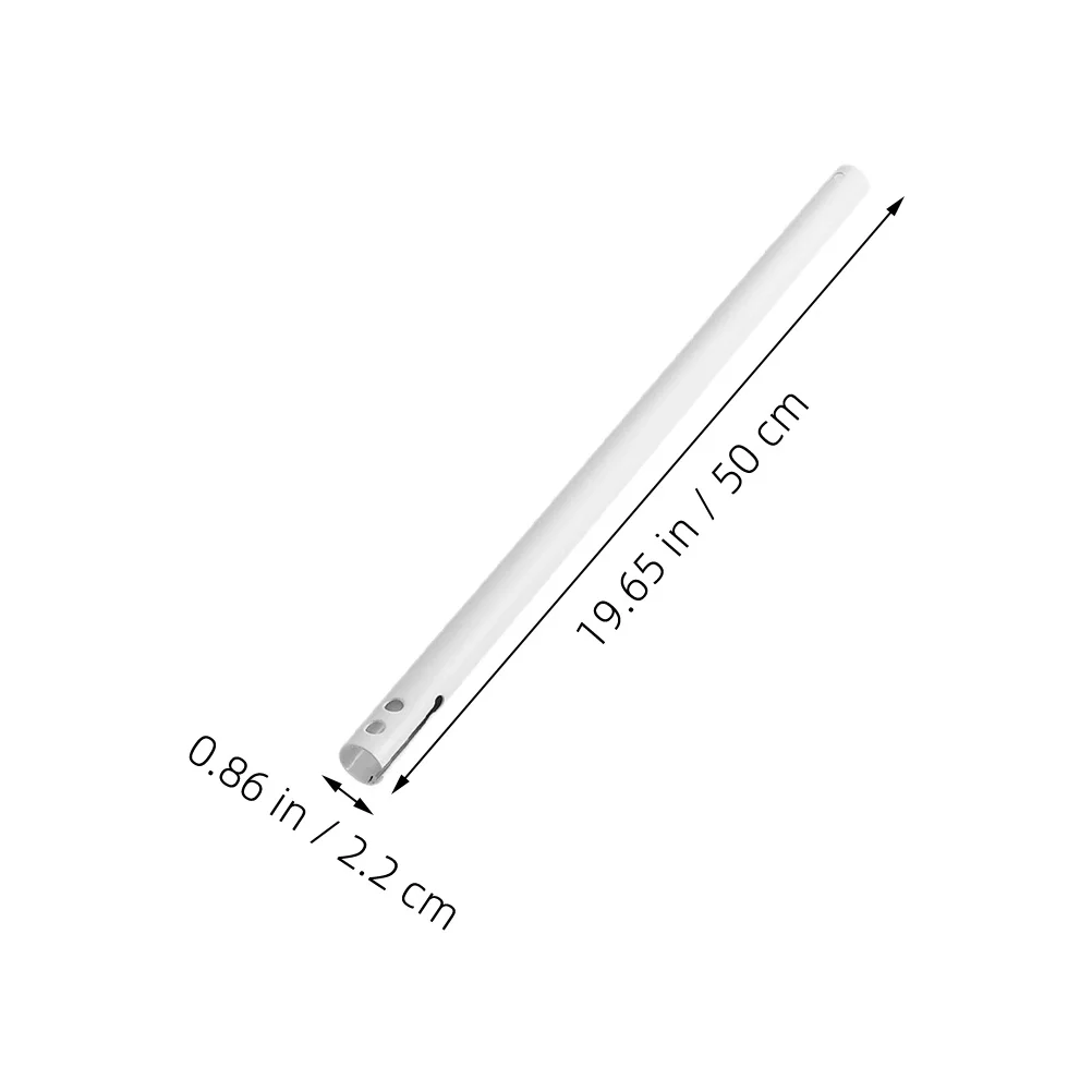 2 قطعة قضبان السقف 6 بوصة للسقوف المنحدرة دائم مروحة السقف Downrod تمديد عدة مروحة Downrod طقم تمديد