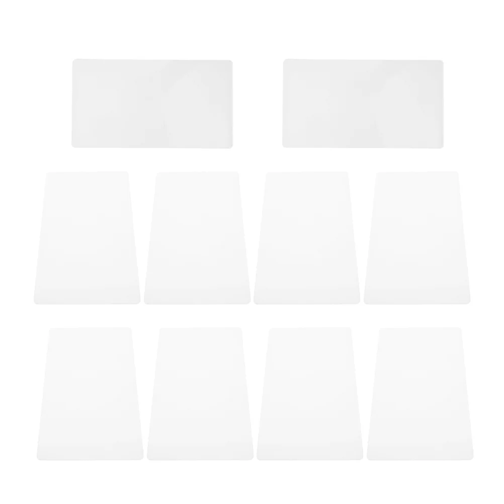 10 Pcs Fountain Ink Pen Board 3d Drawing Paper Templates Tool Mat Accessories White Basic Pad Child