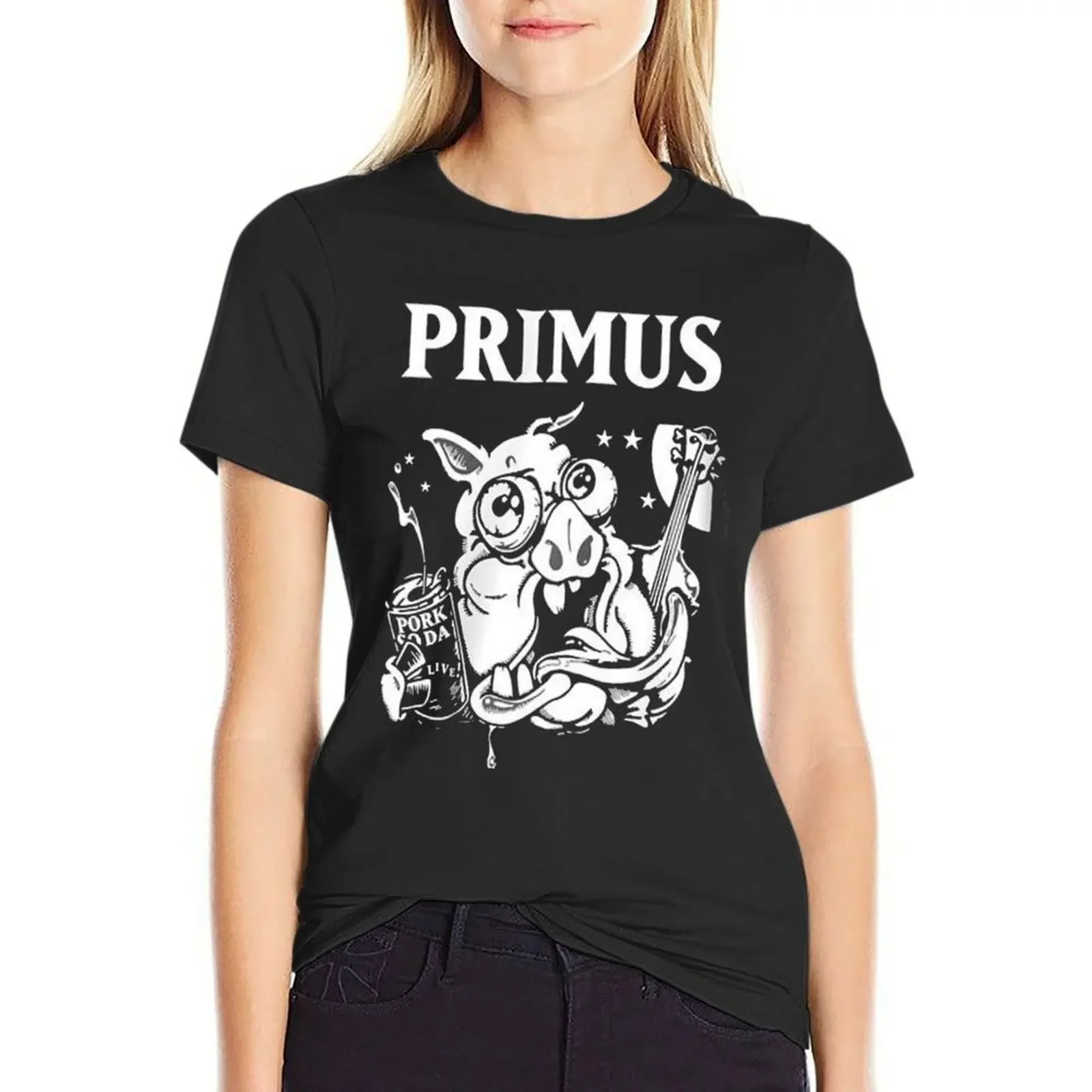 

primus logo T-Shirt plus sizes sweat vintage clothes vintage spring clothes Women 2025