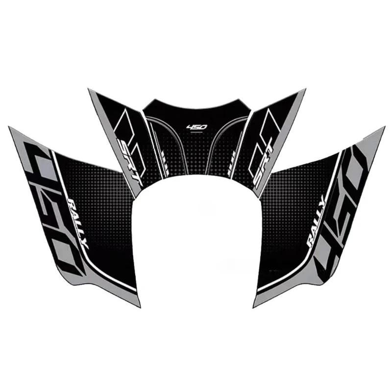 3D Motorcycle Tank Pad Sticker Protector Anti wear fuel tank sticker For QJMOTO QJ SRT 450 qj moto srt450