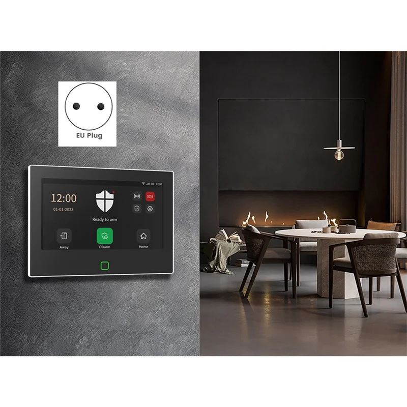 

【НОВЫЙ СПИСОК】Tuya Wi-Fi 4G GSM Комплект сигнализации для умного дома Охранная система безопасности с вилкой европейского стандарта