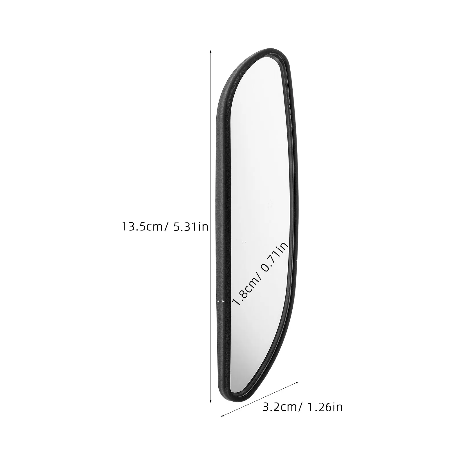 2Pcs Car Blind Spot Assist Mirror Adjustable Convex Rear View Auxiliary Mirror for Safer Lane Changes Universal Fit Interior