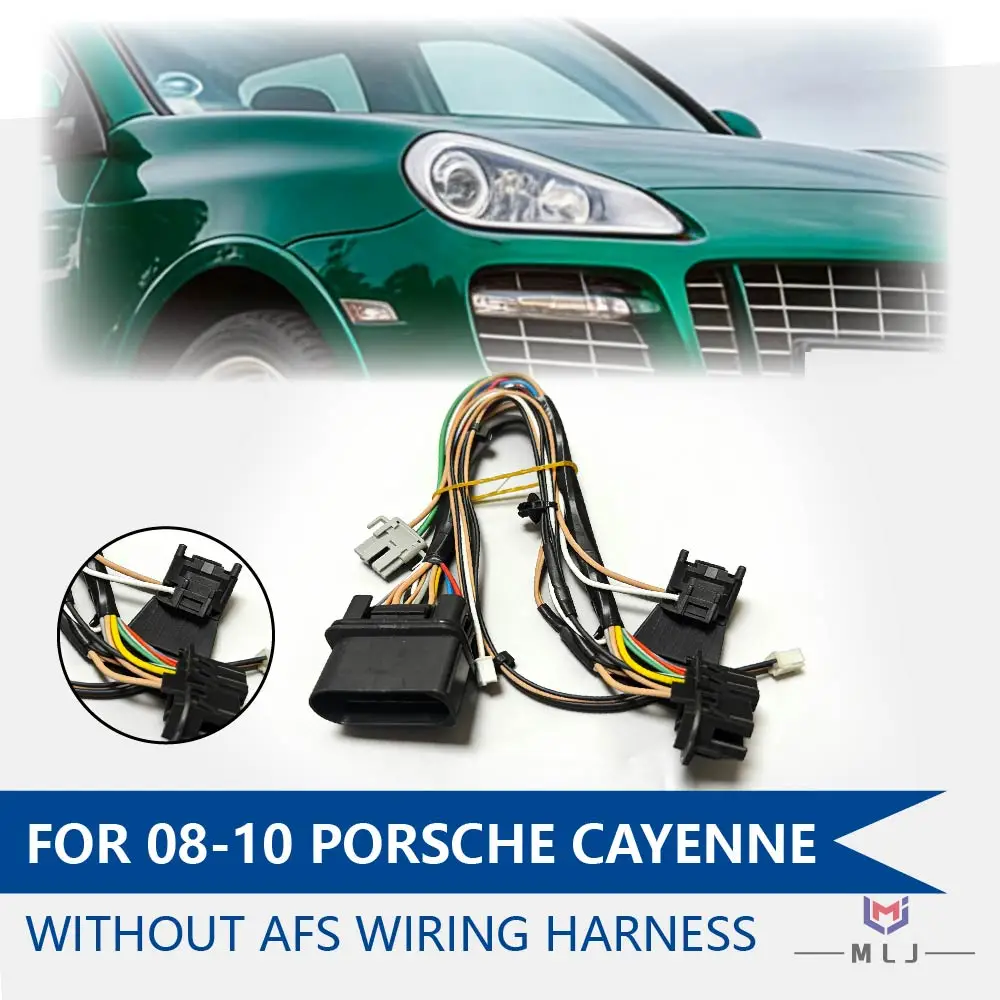 

For Porsche Cayenne 2008-2010 Headlight Internal Wiring Harness Non AFS Plug Wiring Harness Assembly Car Accessories Angel Eye