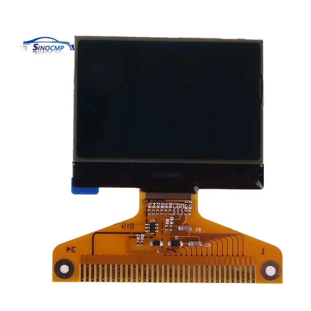 

1 PC LCD Touch Screen Fits For Audi A3 A4 A6 1.8T VW Passat Golf 4 Instrument Cluster Display 34 Pin 64x40 Pixel Car Screen Part