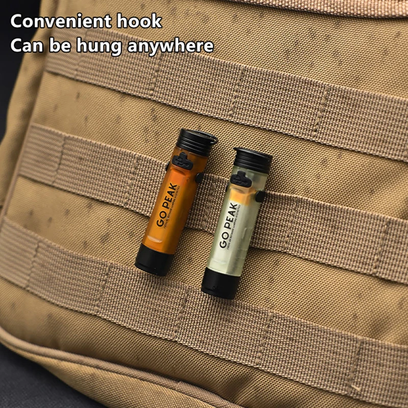 1PC Pocket Mini Flashlight Outdoor Key Clip Cap Ambient Led Long Endurance Disaster Relief Emergency 5050 Small Light