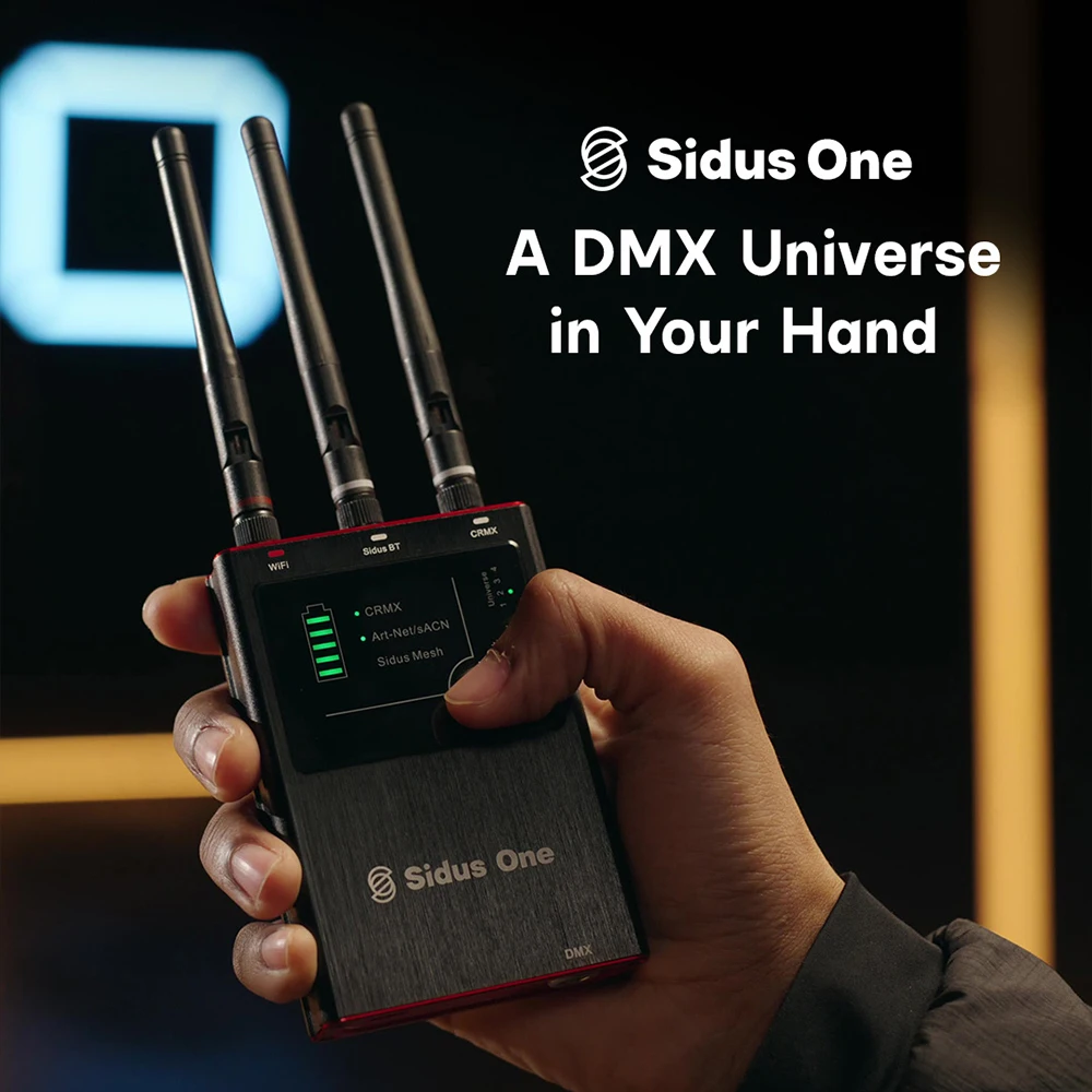 Aputure Sidus One Wireless DMX Transceiver Hybrid Control Enables the Conversion and Hybrid Control of Multiple Control Methods