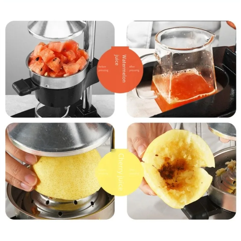 Upgraded Cast Iron Manual Juicer Household Commercial Orange Lemon Pomegranate Fruit Press Squeezer