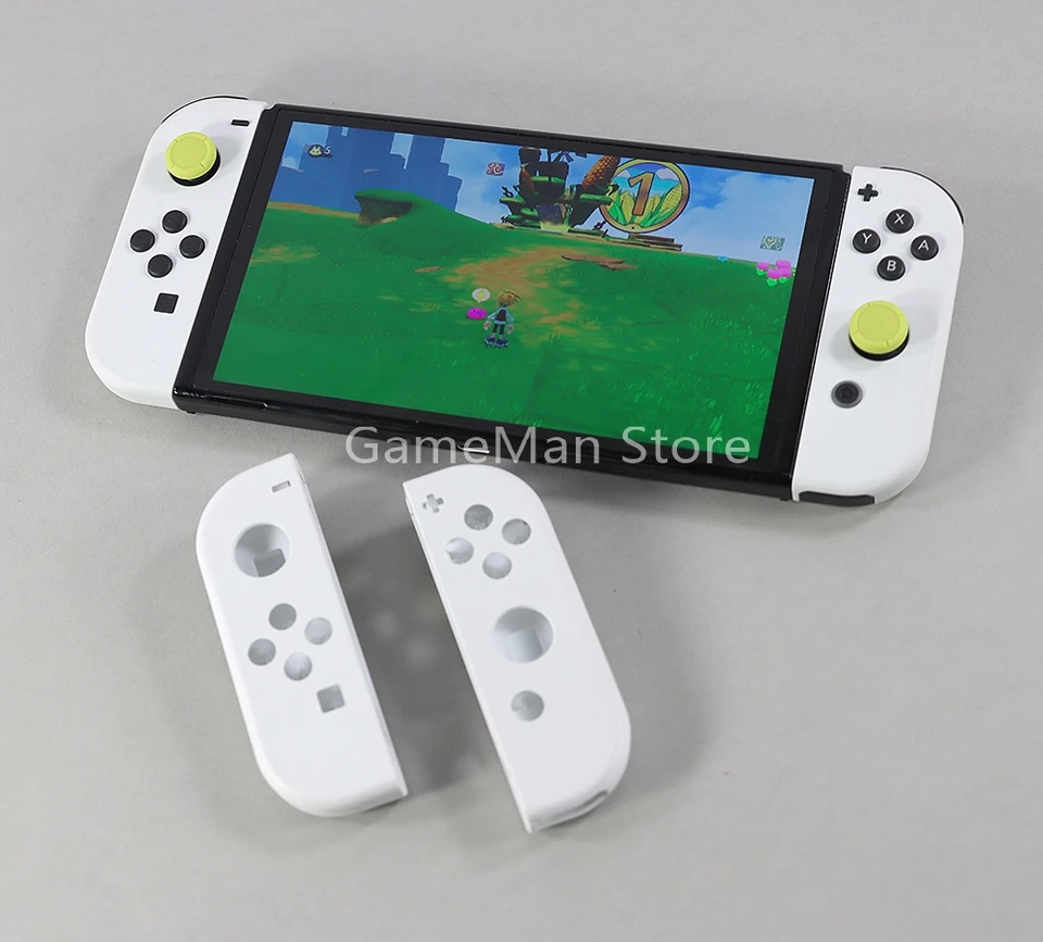 Replacement For NS Switch OLED Joy-Con White Left and Right Handle