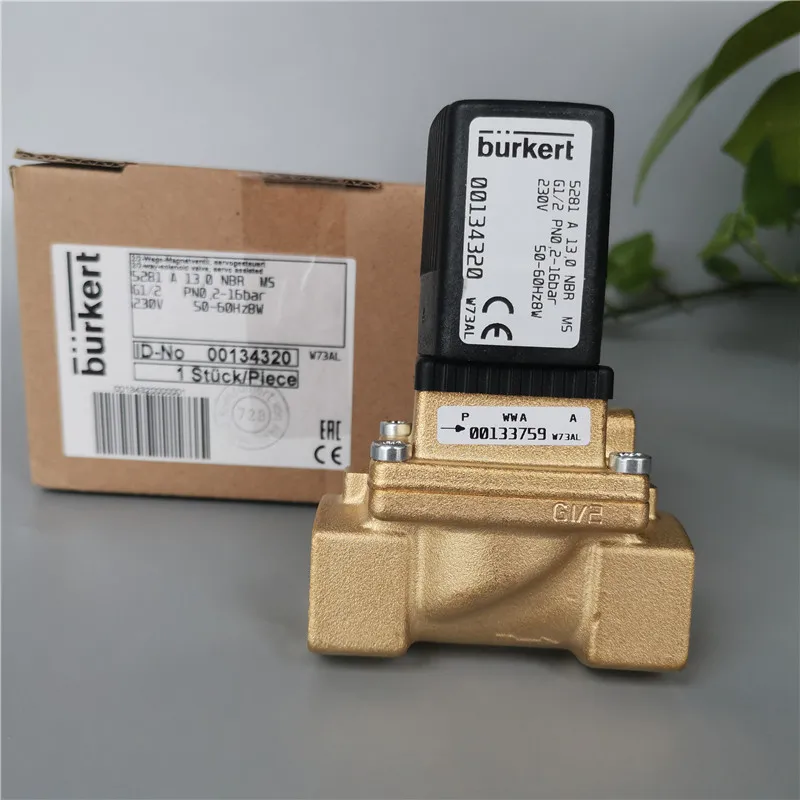 Burkert 5281 Is Electrified And Brass Material Is 4 Points G1/2 230V 50-60HZ 00134320.