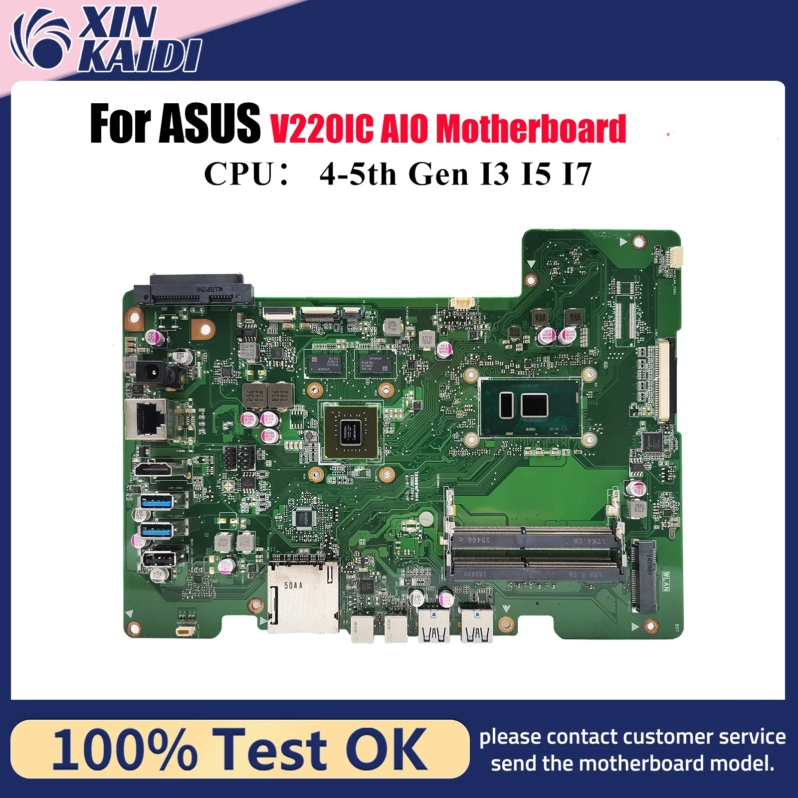 

Материнская плата V220IC для ASUS Vivo AiO V220IB V220IA V220IC V220I с процессором I3 I5 I7, 100% тестирование, ОК, быстрая доставка, stk