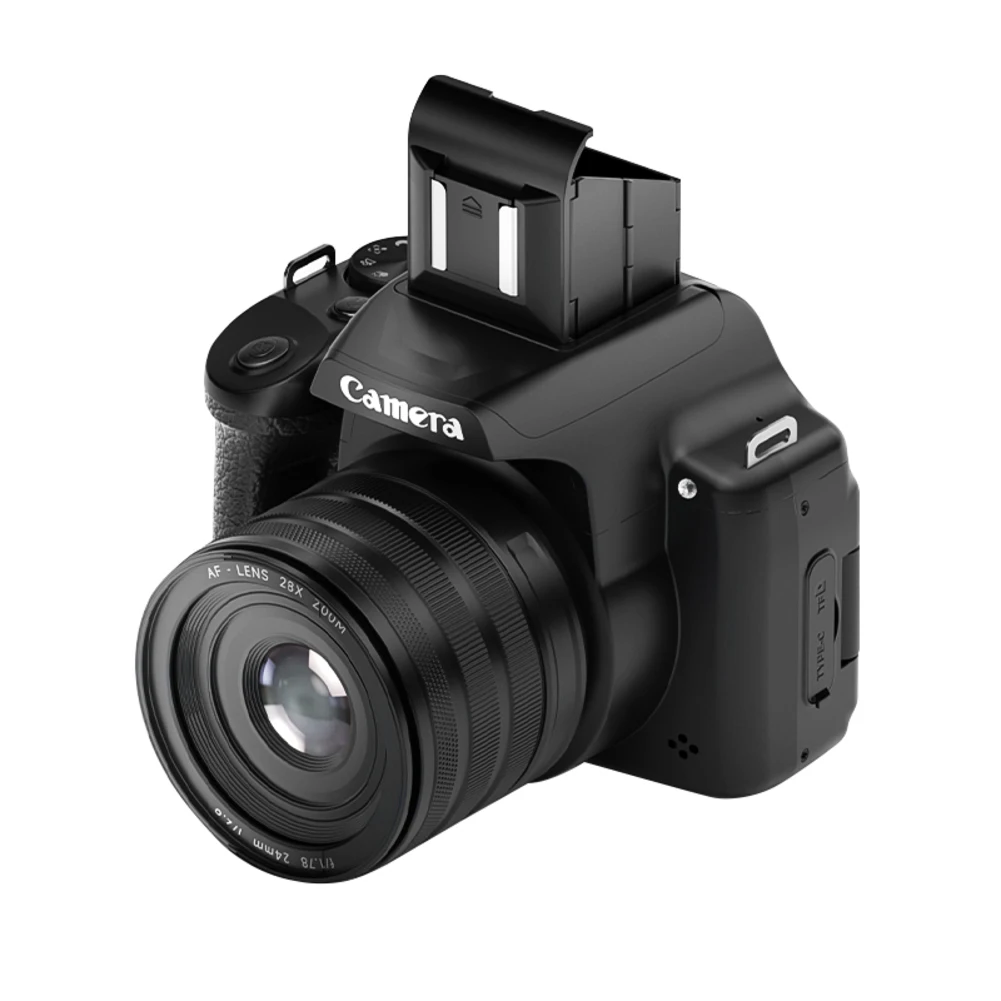 68MP Camera with 28X Digital Zoom 4K Video at 60 FPS 2.8 Inch LCD Flip Screen 180 Degree Rotation for Vloggers and Hobbyists